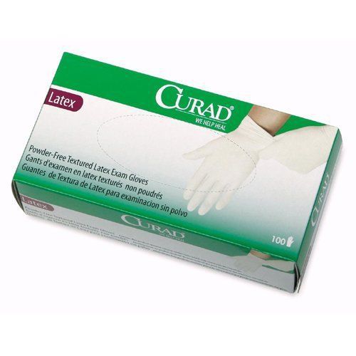 Curad Examination Gloves - X-small Size - Powder-free, Textured - (cur8103)