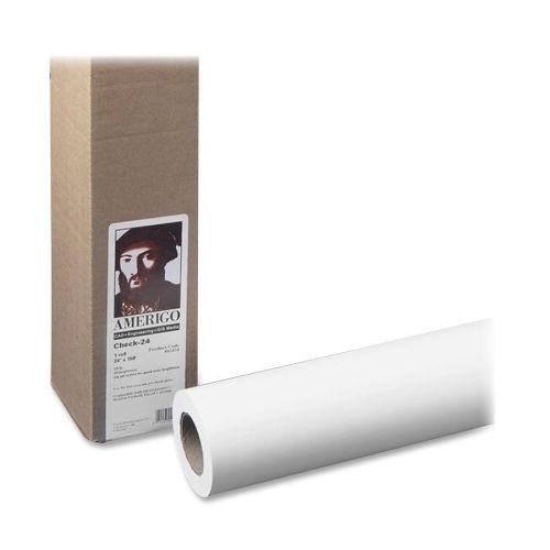 Pm company 45151 coated inkjet paper 24 lb. 24inx150&#039; 99 ge/116 iso white for sale
