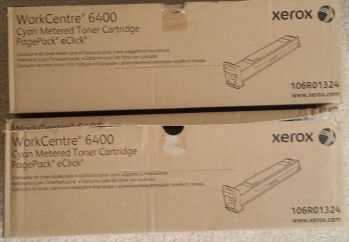 WorkCentre 6400 Xerox Toner -Cyan Toner Cartridge - 2 boxes