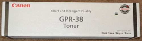 NEW IN BOX CANON BLACK TONER CARTRIDGE, GPR-38/3766B003 (For 6055, 6065, &amp; 6075)