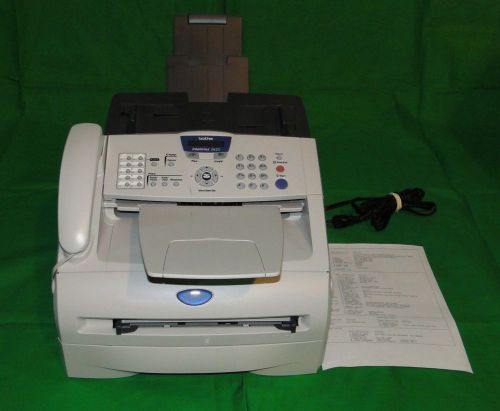 Brother fax 2820 laser plain paper fax/copier drum is 100%, low page count for sale