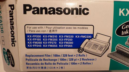Panasonic KX-FA136 Genuine Ink Film 1 Roll Replacement Film For Fax Machine NEW