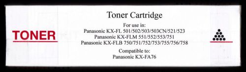 New KX-FA76 Fax Toner Cartridge for Panasonic KX-FLB750 KX-FLB751 KX-FLM751