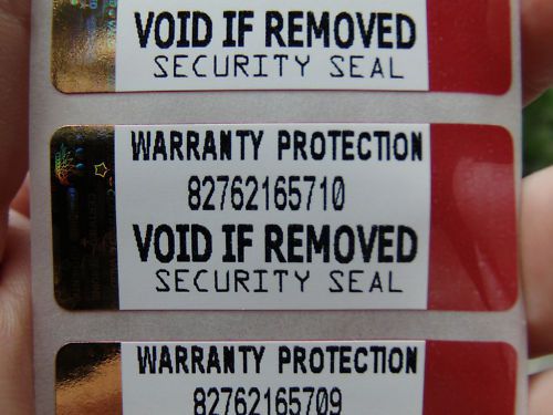 1000 Warranty Void Tamper-Evident Labels Stickers