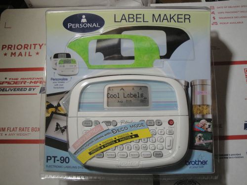BROTHER P-TOUCH PT-90 ELECTRONIC LABELING SYSTEM LABEL MAKER NEW  FREE SHIPPING