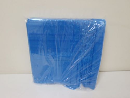 500 Food Grade Blue Tint  Poly Bags Gusseted 240mmx500mmx50UM New