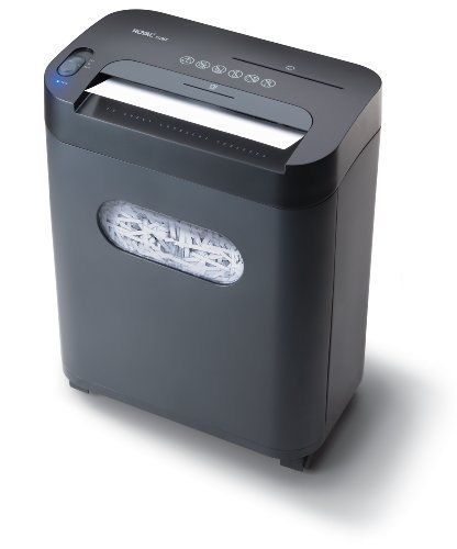 New royal 112mx 12 sheet cross cut shredder shreds cds with console black for sale