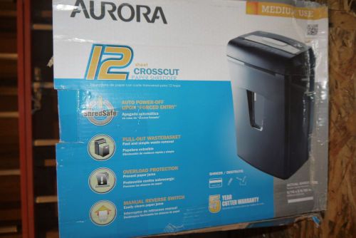 Aurora 12 crosscut paper shredder