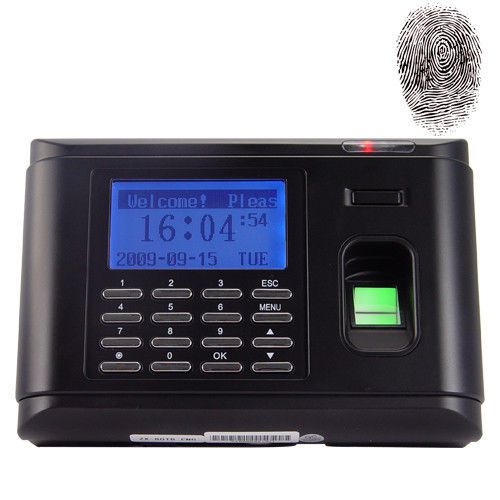 Fingerprint Time Clock Attendance Access System with Data Recording