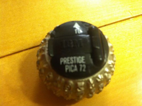 IBM Selectric Typewriter Element Typing Ball  PRESTIGE PICA 72 Font 10