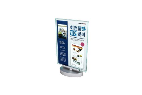 Rotating double-sided literature holder_medium size 1ea, tracking number offered for sale