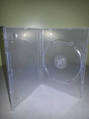 100 standard clear single cd dvd 14mm movie cases for sale