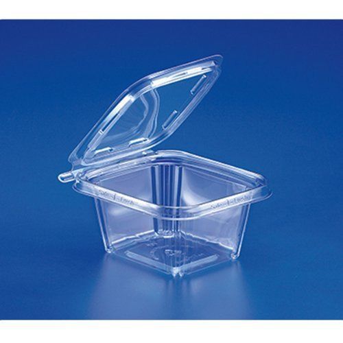 Safe T Fresh Tamper Evident 16 oz Plastic Clear Hinged Container 240 CT
