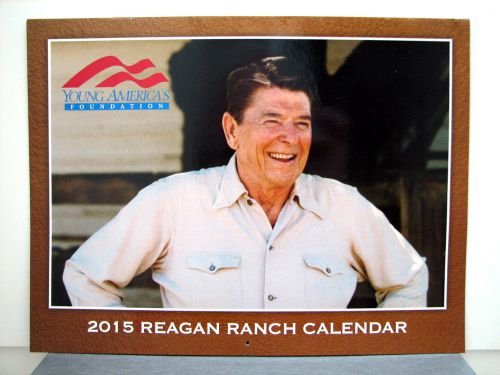 Young Americas Foundation 2015 REAGAN RANCH CALENDAR Ronald Reagan Library fotos