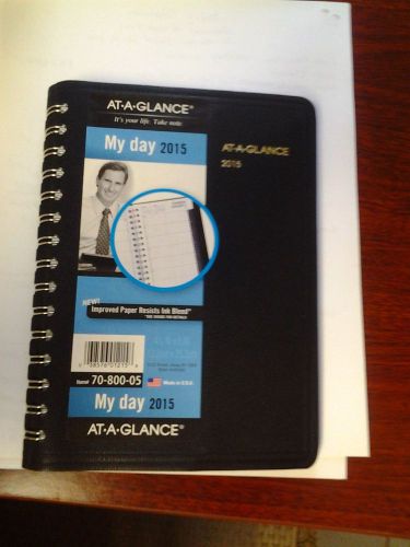 AT A GLANCE 70-800-05 2015 CALENDAR DAILY 15 MINUTE APPOINTMENT BOOK 4-7/8 x 8