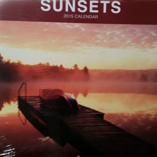 2015 SUNSETS Wall Calendar 11x11 NEW SEALED Outdoor Scenic Nature