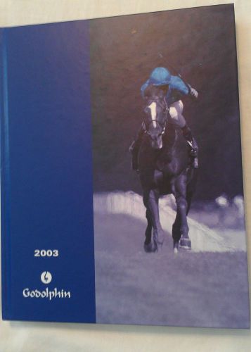 GODOLPHIN APPTMT DIARY 2003 DAY PLANNER  EQUINE HORSE RACING BOOK  ORIGINAL BOX