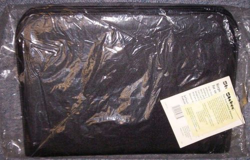 STEBCO Softouch Zippered Padholder,with Pad, Black-NEW-NR
