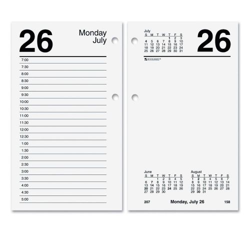 New ! AT-A-GLANCE - Desk Calendar Refill - 3 1/2 x 6 - 2015 - AAGE71750