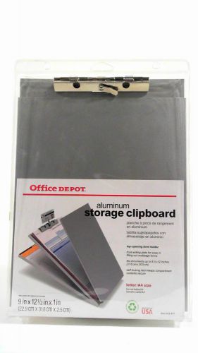Office depot storage clipboard aluminum file documents business chop 38y2z2 for sale