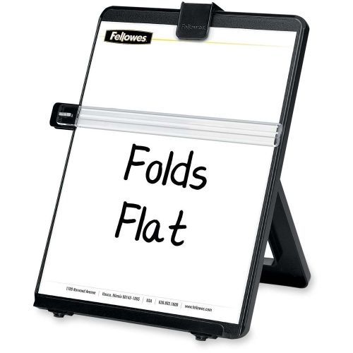 Fellowes non-magnetic copyholder -letter -11.3&#034;x10.1&#034;x7.4&#034; - black - plastic for sale