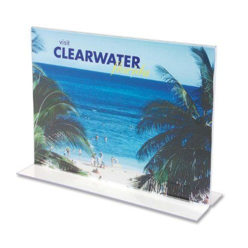 Office Depot(R) Stand-Up Sign Holder  Horizontal  8 1/2&#034;H x 11&#034;W