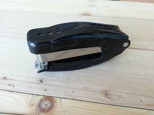 Vintage swingline &#039;cub&#039; plier stapler -metal, black, curved and fully working for sale