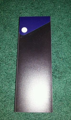 Staples slider pencil case back to school plastic organizer black  box 1x3x7.5in for sale