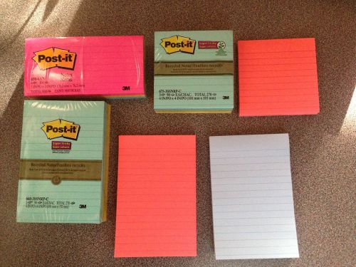 Post-It note pads, notes, lot of 15 bundles, colorful, sticky notes - Post It