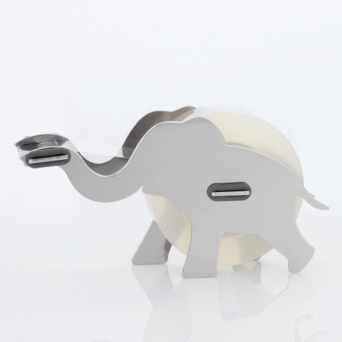 Elephant Design Desktop Portable Hand Stainless Steel Metal DIY Tape Dispenser