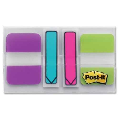 Post-it Durable Index Tabs - Write-on - 60 / Pack - Multicolor Tab (686VAPLOTG)