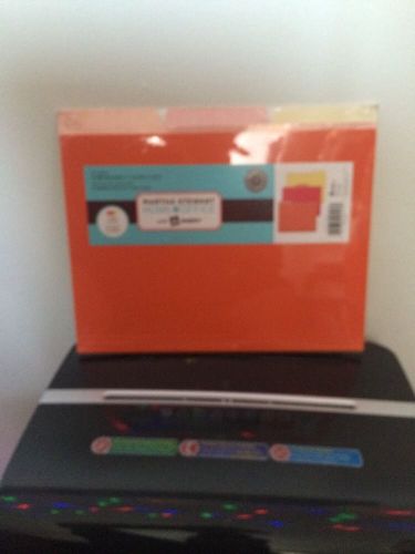 1 Packs of 6 Martha Stewart AVERY Office File Folders Pastel  NEW