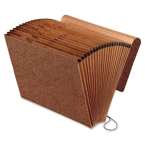 New pendaflex 01365 leather-look index expanding file with elastic cord, 12&#034; x for sale
