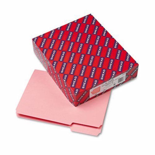 Smead Interior File Folders, 1/3 Cut Top Tab, Letter, Pink, 100/Box (SMD10263)