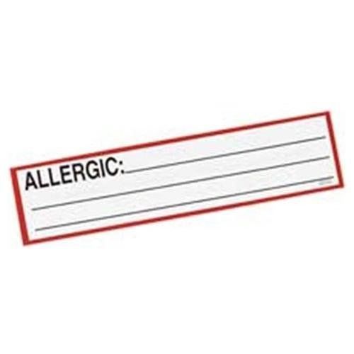 Redi-tag allergic medi-label - 5.50&#034; width x 1.38&#034; length - 200 / (rtg50701) for sale