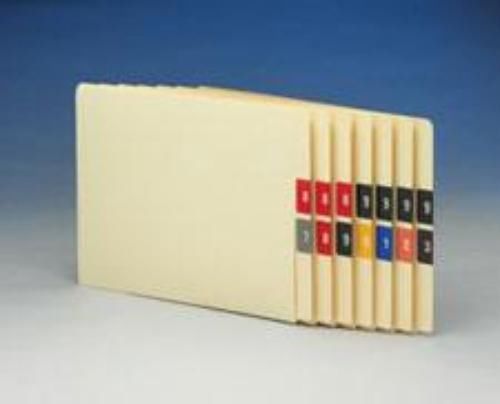 Smead dcc color coded numeric labels - desk model assortment for sale