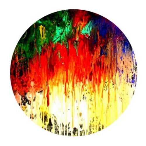 Abstract Art Round Mouse Pad Mat in Medium Size 003