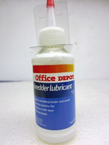 Bottle Office Depot 4 Fl. Oz. Shredder Lubricant Item # 285-661.............R292