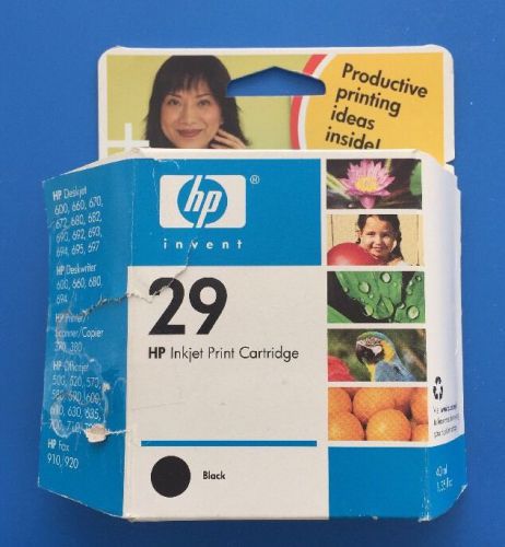 Hp Inkjet Print Cartridge 29 Black