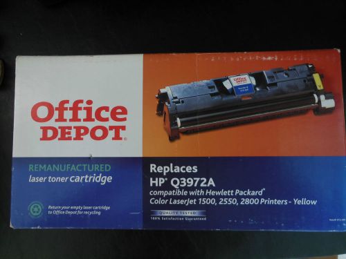 Office Depot Remanufactured laser toner Cartridge Replaces HP Q3972A