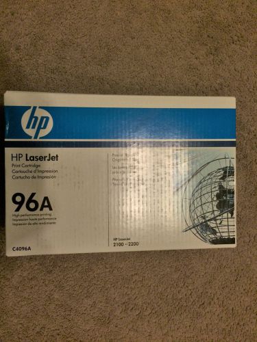 HP 96A Laser Jet Printer Cartridge for HP 2100/2200 NIB Authentic HP