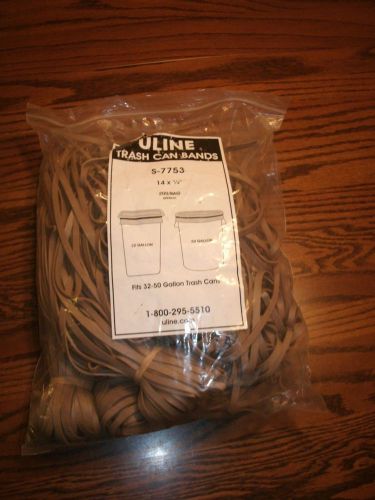 Uline Trash Can Bands S-7753 14x1/4&#034; Fits 32-50 Gallon Trash Cans Approx 200