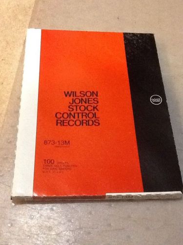 Wilson Jones 873-13M Account Book, Stock Control, 100 Pages Refill , 11&#034; x 8&#034;