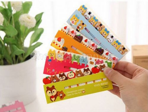 Funny Animals 120 Pages Sticker Post It Bookmark Marker Memo Flags Sticky Notes
