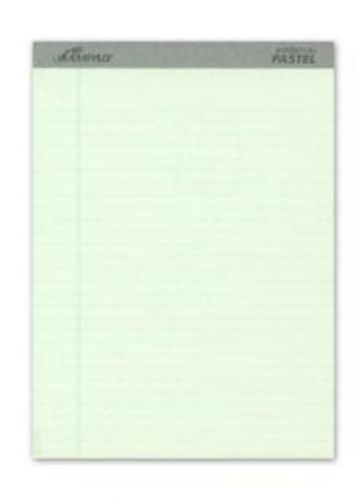 Pad Perforated Evidence Pastel Greentint 8-1/2&#039;&#039; x 11-3/4&#039;&#039; Legal Rule 50 Sheets