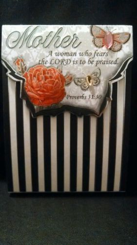 Punch Studio Lifeway Christian Pocket Notepad &#034;Mother&#034; Proverbs 31:30