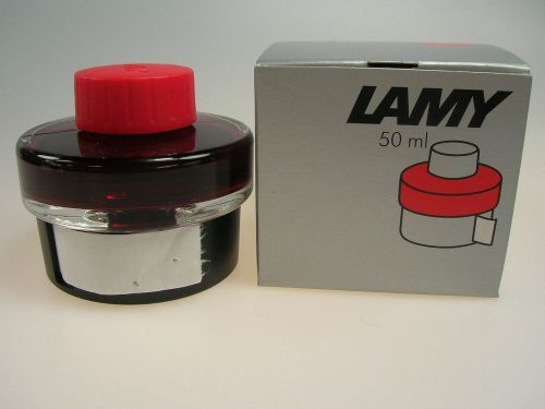 Lamy 50 ml bottle fountain pen ink red for sale