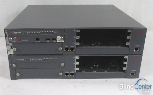 Lot of 2 avaya g700 media gateway chassis - 700394984 &amp; 700316326 s8300 for sale