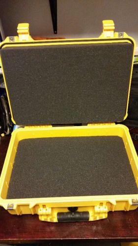 Medium sized yellow pelican case 1500 for sale