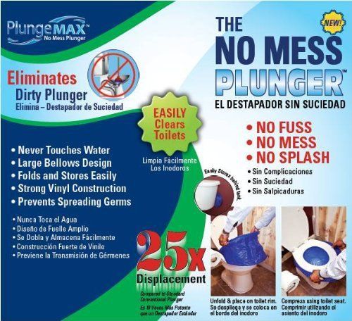 Plungemax pf000507 no mess or splash sanitary plunger for sale